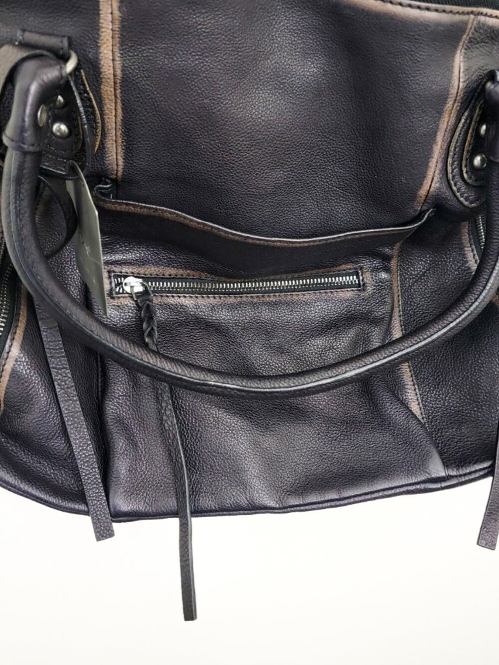 Free People We the Free Emerson Tote Bag in Coal - Picture 5 of 5